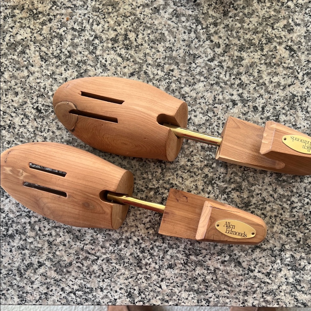 Allen Edmonds Natural Cedar Shoe Trees with Brass Hardware